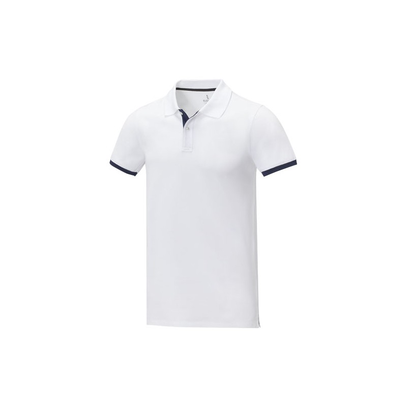 Polo Morgan da uomo bicolore a manica corta